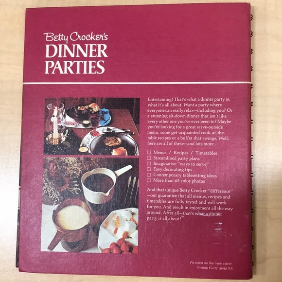Betty Crocker’s Dinner Parties Cookbook - Picture 2 of 3